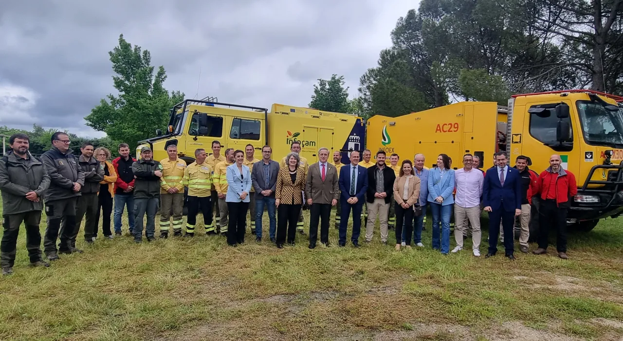 Convenio de incendios forestales con Extremadura