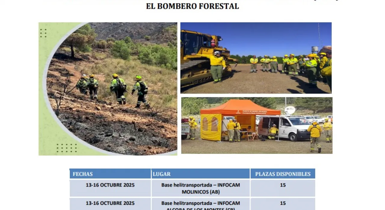 curso basico incendios forestales bombero forestal