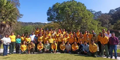 Imagen grupal de todas las personas participantes en la WTREX de México